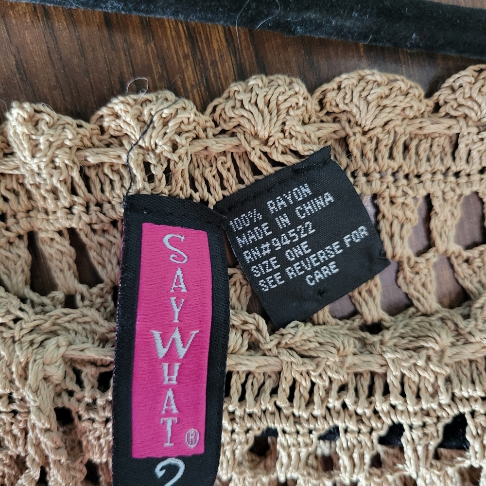 Say What Gradient Crotchet Poncho